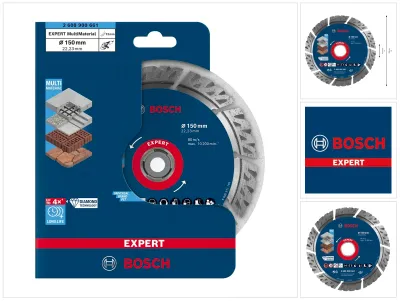 Immagine prodotto di Bosch 2608900661 Bosch EXPERT Multi Material Diamant 150x22.23x2.4x12