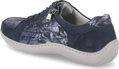 Produktbild von Waldläufer Henni Damenschuhe Schnürschuhe Sportive Sneaker Blau Freizeit, Schuhgröße:EUR 38.5 | UK 5.5