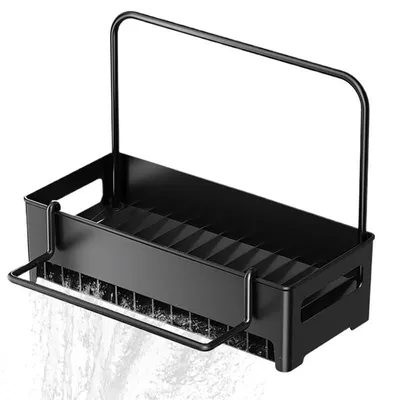 Produktbild von Multifunktionaler Spülbecken-Behälter, Schwammhalter für Küchenspüle,große Kapazität,Küchenspüle,Organizer für Schwamm, Lappen, Spülbürsten
