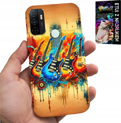 Obrázok produktu pre Puzdro pre Oppo A53S / A53 2020 – Elektrická gitara, Rock and Roll, Metal
