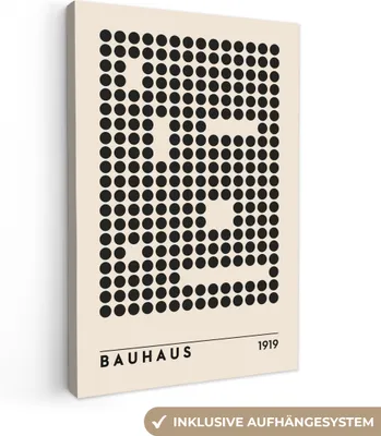 Obrázok produktu pre MuchoWow® - Plátno - Bauhaus - Retro - Moderné - Umenie - Abstraktné, nástenný obraz, nástenné dekorácie obrazy obývacia izba, 60x90cm