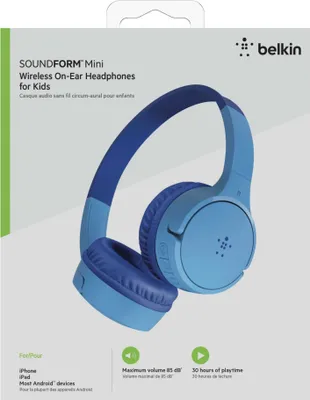 Obrázek produktu pro Belkin Soundform Mini-On-Ear Kinder Kopfhrer blau AUD002btBL
