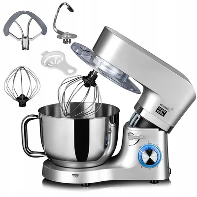 Obrázek produktu pro Planetární kuchyňský robot Koliber Robomax X-3200-W, 3200 W, objem 6,2 l, LED, funkce pulzování