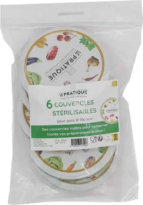 Image de Couvercles Sterilisables ø100  Sachet De 6 - Le Pratique