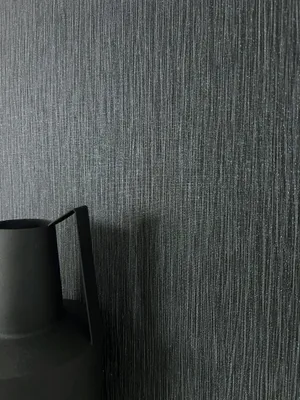 Produktbild von NEWROOM Tapete Schwarz Vliestapete Unifarbe - Universal Modern Anthrazit Glitzer Struktur Monochrom Einfarbig Uni Linien