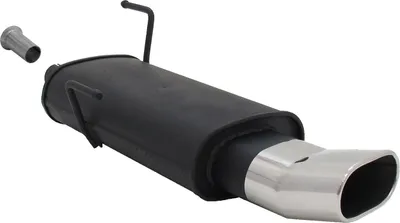 Immagine prodotto di Scarico sportivo Novus per Peugeot 206 135x75mm Silenziatore posteriore DTM con ABE