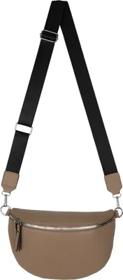 Produktbild von Bauchtasche Umhängetasche Crossbody-Bag Hüfttasche Kunstleder Italy-Design KHAKI (22415)