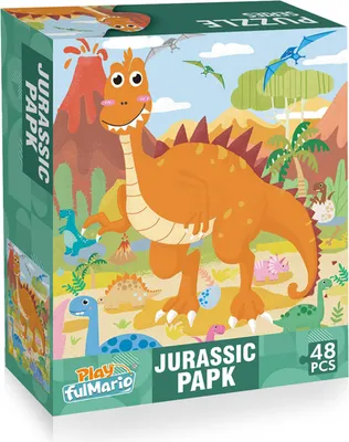 Obrázok produktu pre RAPPA Dinosaur Puzzle 48 dielikov 60 x 44 cm