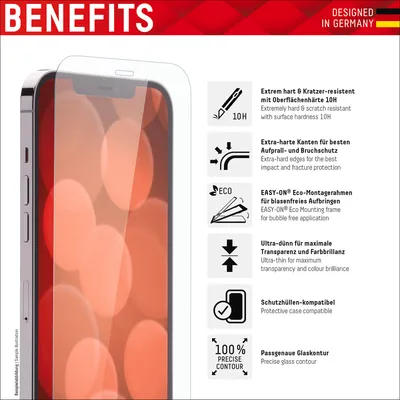 Obrázok produktu pre Displex 01712, Apple, iPhone 14 Plus, Suché aplikovanie, Odolné proti nárazu, Odolné proti poškriabaniu, Prachuodolný, Priehľadná, 1 kusov