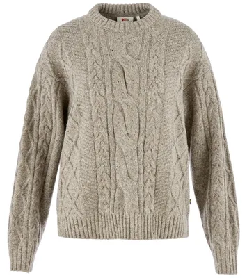 Produktbild von Fjällräven Damen Övik Cable Knit Pullover Fog L