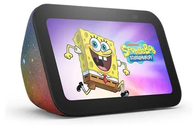Produktbild von Amazon Echo Show 5 (3. Gen.) Kids, Amazon Alexa, Rechteck, Schwarz, Android, Fire OS, iOS, 14 cm (5.5"), MediaTek