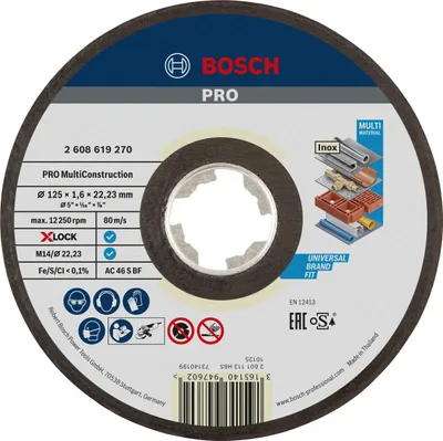 Immagine prodotto di Bosch PRO X-Lock Multi Mat. TS, 125x1.6x22