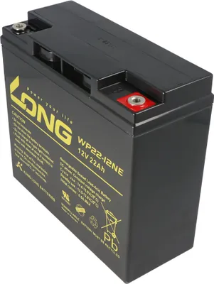 Produktbild von Kung Long WP22-12NE Akku 12 Volt 22 Ah 181x76 x167mm, M6 Innengewinde