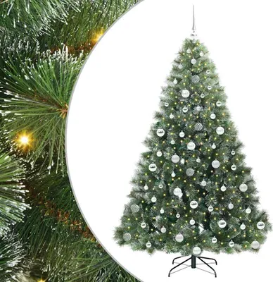 Immagine prodotto di vidaXL Albero di Natale artificiale con 300 LED verde 180 cm PE e PVC