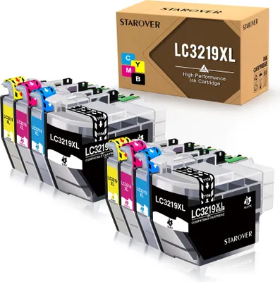 Produktbild von 8er Pack LC3219XL Druckerpatronen kompatibel Brother LC-3219 XL LC3217 multipack für Brother MFC-J6930DW MFC-J5330DW MFC-J5335DW MFC-J5730DW MFC-J5930DW MFC-J6530DW MFC-J6935DW, BK/C/M/Y