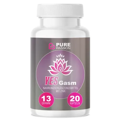Produktbild von PurePassion® YESgasm – Lust Booster für Frauen – Unterstützung des Orgаsmus Libido - for Ladies – Libido steigern – mit Sofortwirkung