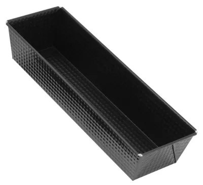 Obrázek produktu pro Forma na chléb - Nerezová ocel - Černá - 35,5 x 11,5 x 7 cm - Nepřilnavý povrch