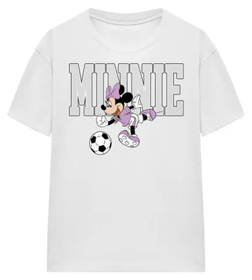 Produktbild von Disney - "Football Kick" T-Shirt für Damen TV34683 (M) (Weiß)