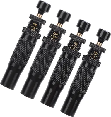 Obrázek produktu pro 4PCS sada ventilů pro deflátor pneumatik nastavitelná automatická zastávka 10 až 30 PSI rozsah šroubu na pneumatikách Air Down Tool pro terénní vozidla 4x4