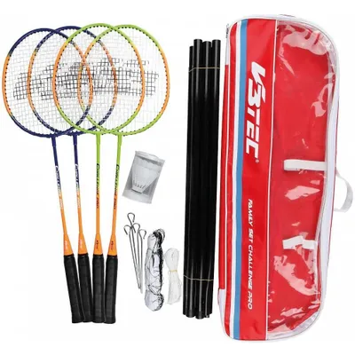 Produktbild von V3Tec Challenge Pro Family Badminton Set sortiert