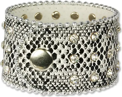 Produktbild von SilberDream Armband Leder Armschmuck schwarz Zirkonia Damen Frauen LAP229S