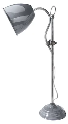 Zdjęcie produktu dla Metalowa lampa stołowa Näve; kolor: szary, 3110416