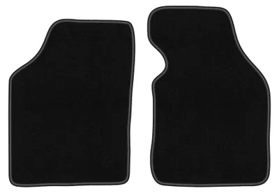 Image de Tapis avant en moquette pour Mazda Demio 1996-2003 (à hayon) – 2 pièces, noirs, sur mesure – Wielganizator BASIC