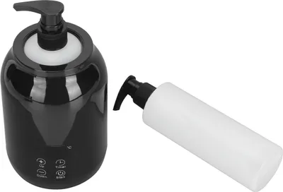 Image de Chauffe-huile essentielle avec affichage LED et température réglable - Chauffe-bouteille d'huile de massage individuel (110-240V)
