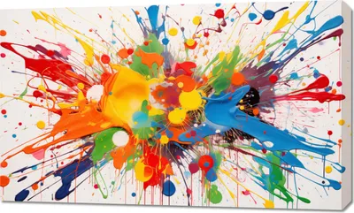 Produktbild von Bild 100x60cm Kreativitätsexplosion