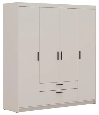 Produktbild von Kleiderschrank ELENI 4D2S sandbeige