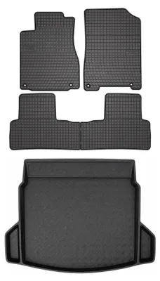 Immagine prodotto di Tappetini gomma SolidPRO + bagagliaio per Honda CR-V IV 2011-2018 5 pezzi