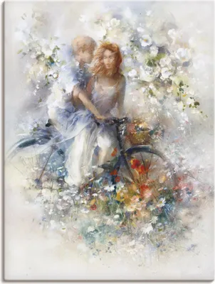 Produktbild von ARTland Leinwandbild Frühling II Größe: 45x60 cm