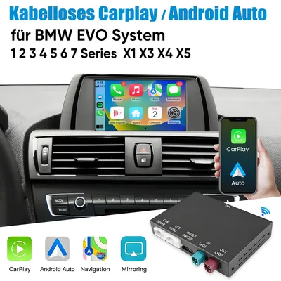 Immagine prodotto di Wireless CarPlay Android Auto Box per BMW EVO System BMW MINI: (2019-2021) / BMW Serie 1, 2, 3, 4, 5, 6, 7 / BMW X1, X3, X4, X5