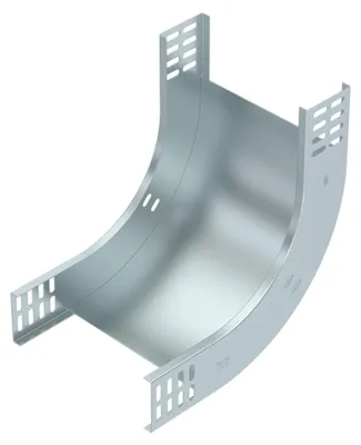 Productafbeelding van Obo Bettermann 7007013, Hoekstuk voor verbindingssysteem, Zink, 90°, 200 mm