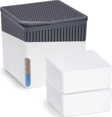 Produktbild von WENKO Raumentfeuchter Mod. Cube Weiß 2 x 1000 g, für Räume bis ca. 80 m³