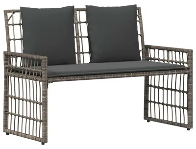Immagine prodotto di Panchina da esterno vidaXL, grigio e grigio scuro, 116 x 55 x 82 cm