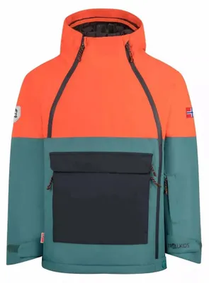 Produktbild von Trollkids Eikedalen Jacke Orange,Blau 176 cm Kinder Orange,Blau 176 cm