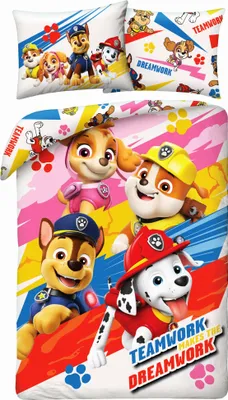 Produktbild von HALANTEX Leinen inklusive Paw Patrol Work Baumwolle, 140/200, 70/90 cm