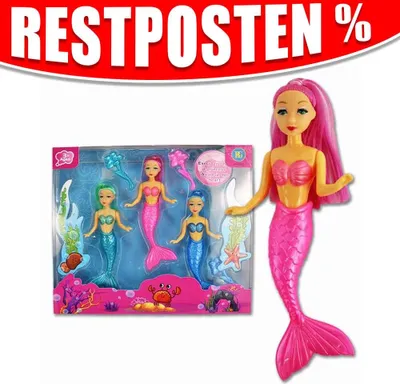 Produktbild von Meerjungfrauen Puppen 3er Set in Box