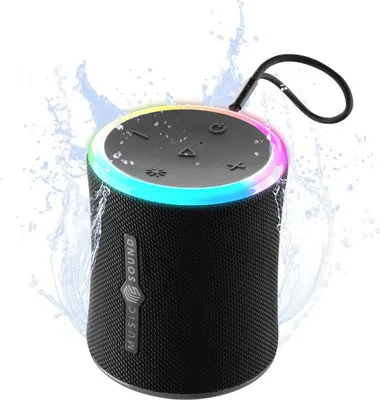 Image de Music Sound AURA 10 Enceinte Bluetooth compacte et puissante de 10 W avec lumières RVB