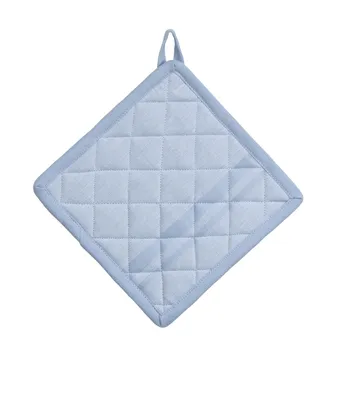 Produktbild von Kela Topflappen Küchentopfhalter Tia blau aus Baumwolle 20 x 20 cm