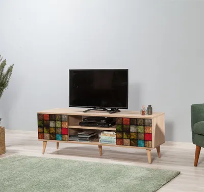 Image de Skye Decor, TRUVA- TRUVASPH, Sonomo, meubles TV, 50x140x40 cm, panneau de particules 100 % mélaminé