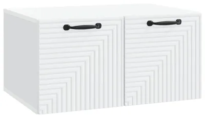 Immagine prodotto di vidaXL Mobile TV da parete, bianco, 59,5 x 41 x 30 cm, materiale a base di legno