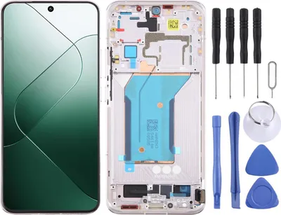 Obrázok produktu pre Pre Xiaomi 14 AMOLED LCD displej s rámom Náhradný diel fialový