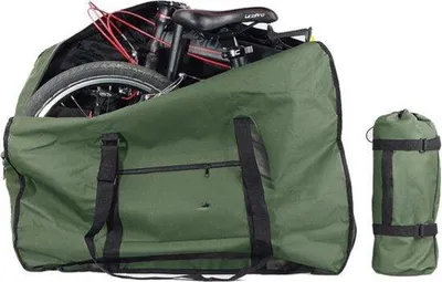 Produktbild von Fahrradtransporttasche, tragetasche, Fahrradtransport, Aufbewahrungsbeutel für 20 Zoll Befestigungsfahrrad (grün)