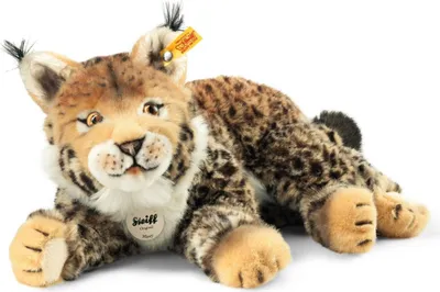 Image de Steiff 102592 Mizzy Lynx, peluche, 35 cm, beige
