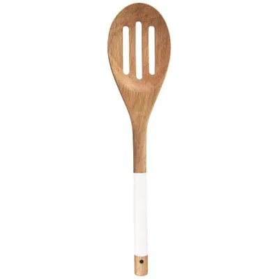 Produktbild von ORION Küchenlöffel Holzlöffel aus AKAZIENHOLZ Schlitzlöffel 30 cm Rührlöffel