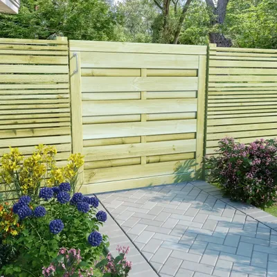 Obrázek produktu pro vidaXL Zahradní brána Impregnovaná borovice 100x100 cm Zelená