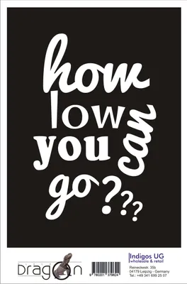 Produktbild von Aufkleber / Autoaufkleber - JDM / Die cut / Auto / OEM - How low you can go - 210X140mm gold - Heckscheibe / Heckscheibenaufkleber