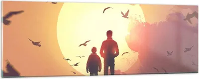 Produktbild von Bilder auf glas - Erde Planet - 90x30cm - Glasbilder - Wandbilder - Bilder - Kunstdruck - zum Aufhängen bereit - Wanddekoration aus Glas - Glas Bilder - Wandbild auf Glas - Einteilig - GAB90x30-3980